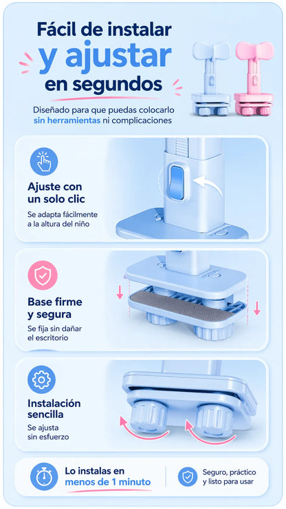 Corrector postura para escritorio niñ@s