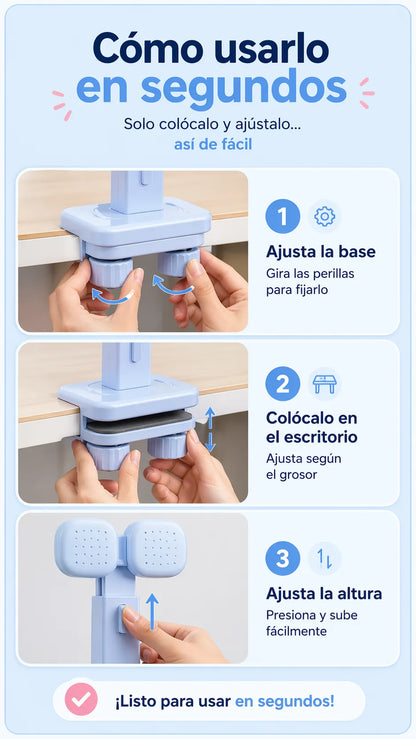 Corrector postura para escritorio niñ@s