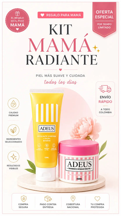 Kit Adeus 300ml y Exfoliante Banana