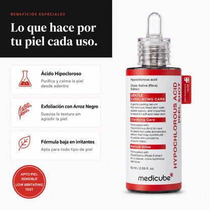 MEDICUBE Hypochlorous acid PEEL SHOT60ml