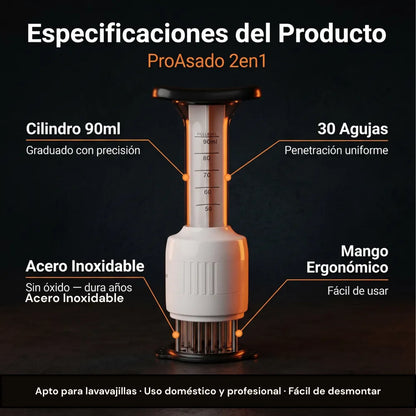 INYECTOR DE SALSAS PARA CARNES